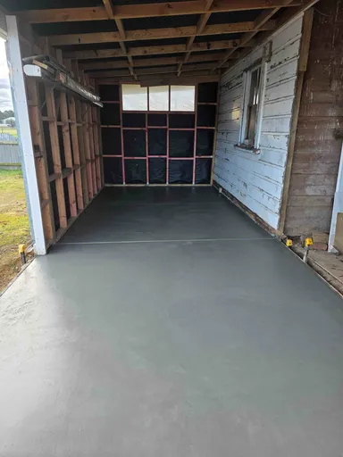 Eco-friendly concrete preparation and floor installation managed by Howe Civil Manawatu.